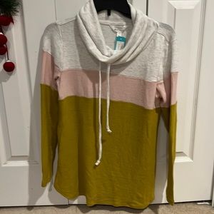 Market and Spruce cowl neck sweater NWT